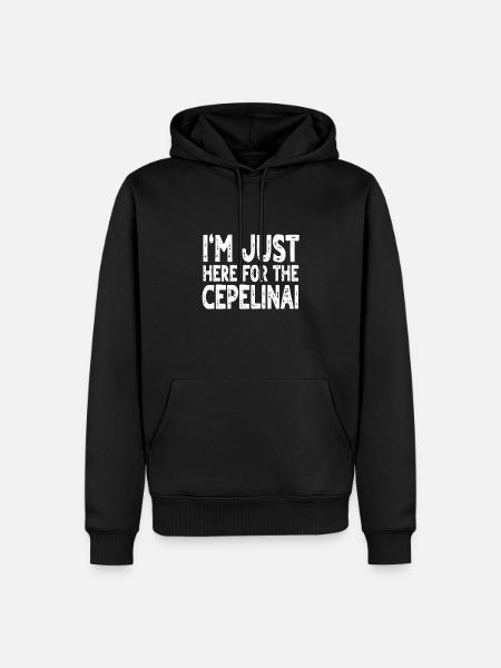 Cepelinai Lover Design - Men’s Premium Organic Hoodie - black