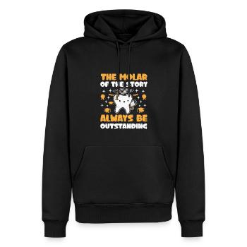 Humor for a dentistry student's graduation - Men’s Premium Organic Hoodie - black - Front - Nico (187cm)