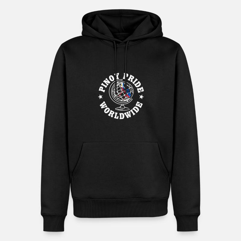 Philippinischer Stolz Geschenkidee - Männer Premium Bio Hoodie - Schwarz