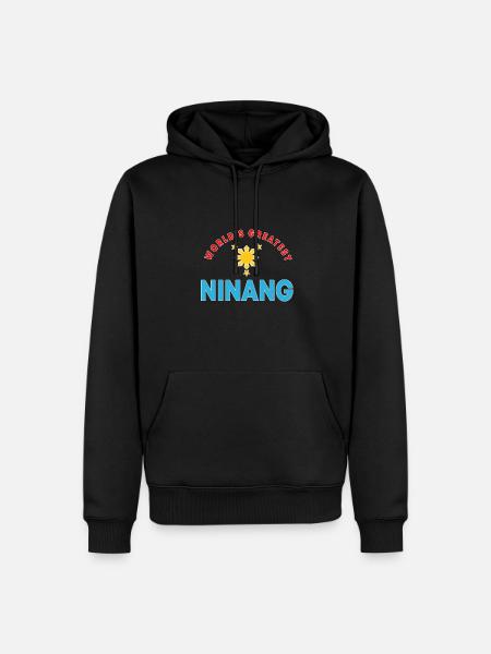 Ninang – Marraine philippine - Sweat à capuche Premium bio Homme - noir