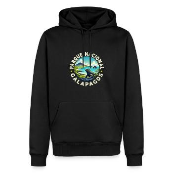 Équateur Quito Guayaquil Équatorien - Sweat à capuche Premium bio Homme - noir - Devant - Nico (187cm)
