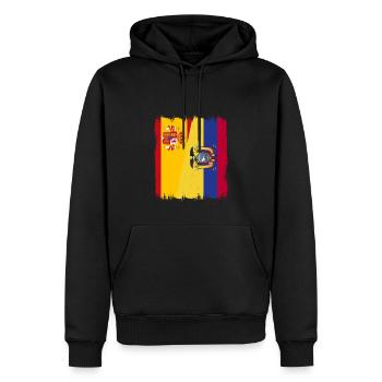 Équateur Quito Guayaquil Équatorien - Sweat à capuche Premium bio Homme - noir - Devant - Nico (187cm)