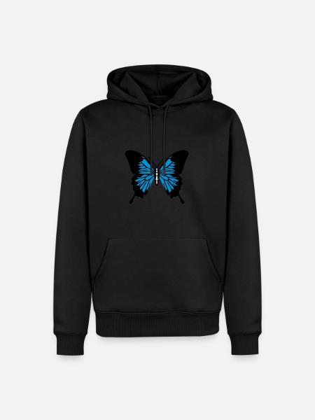 Butterfly - Men’s Premium Organic Hoodie - black