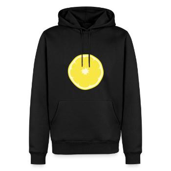 Citron - Sweat à capuche Premium bio Homme - noir - Devant - Nico (187cm)