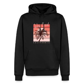Westküste sunset west coast - Männer Premium Bio Hoodie - Schwarz - Vorne - Nico (187cm)