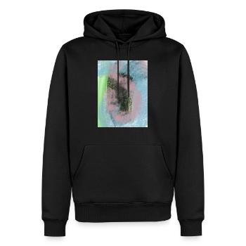 art . - Sweat à capuche Premium bio Homme - noir - Devant - Nico (187cm)
