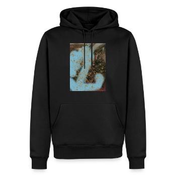 art mode star. - Sweat à capuche Premium bio Homme - noir - Devant - Nico (187cm)