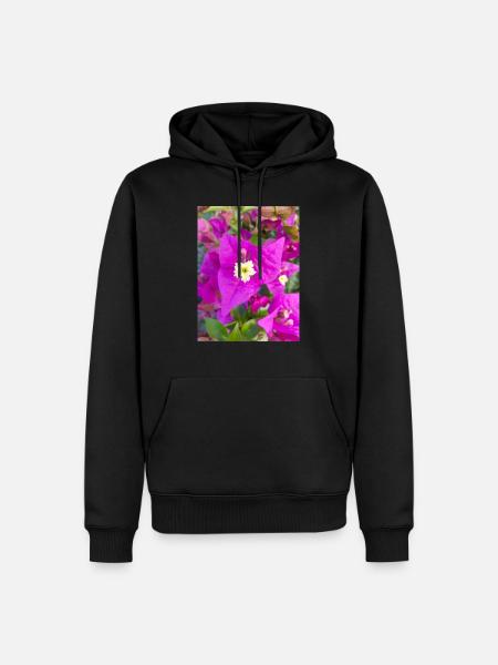 bougainvillea Bougainvillea - Men’s Premium Organic Hoodie - black