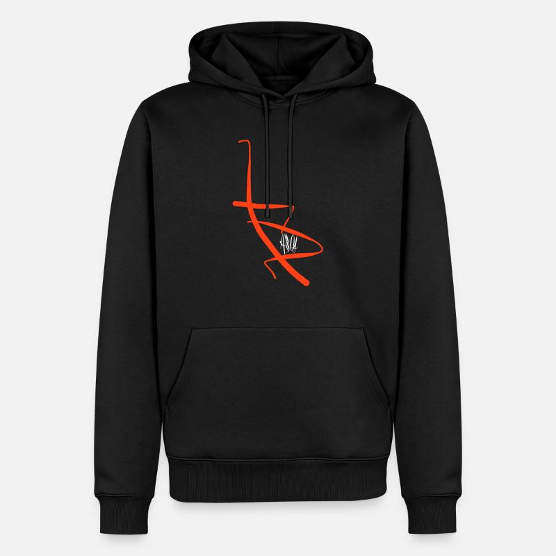 Basel - Männer Premium Bio Hoodie - Schwarz