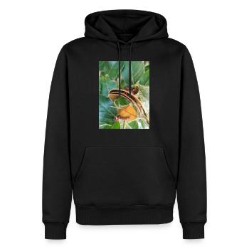 Ladybug in leaves - Men’s Premium Organic Hoodie - black - Front - Nico (187cm)