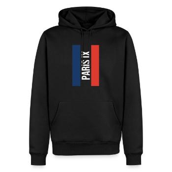 Paris IX Souvenir Paris 9 Paris - Männer Premium Bio Hoodie - Schwarz - Vorne - Nico (187cm)