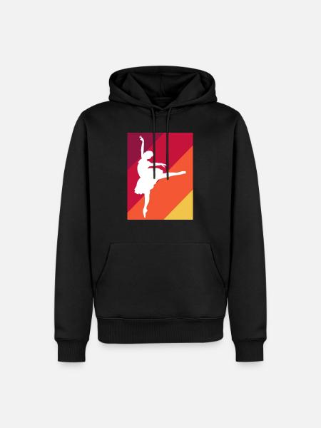 Dancing Dance Music - Männer Premium Bio Hoodie - Schwarz
