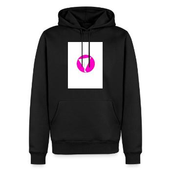OnTheHighClouds - Männer Premium Bio Hoodie - Schwarz - Vorne - Nico (187cm)