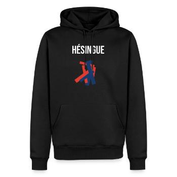 Hésingue Alsace T-Shirt Souvenir Hésingue - Männer Premium Bio Hoodie - Schwarz - Vorne - Nico (187cm)