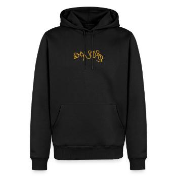 Gift idea for cool Davos fans - Men’s Premium Organic Hoodie - black - Front - Nico (187cm)