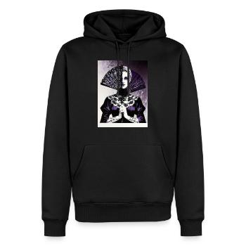 Lace & Lies - Men’s Premium Organic Hoodie - black - Front - Nico (187cm)