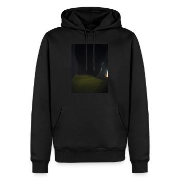 smart phone - Männer Premium Bio Hoodie - Schwarz - Vorne - Nico (187cm)