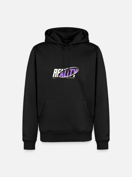 Realety - Männer Premium Bio Hoodie - Schwarz