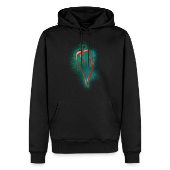 Küche Mexiko / Chilly - Männer Premium Bio Hoodie - Schwarz - Vorne - Nico (187cm)
