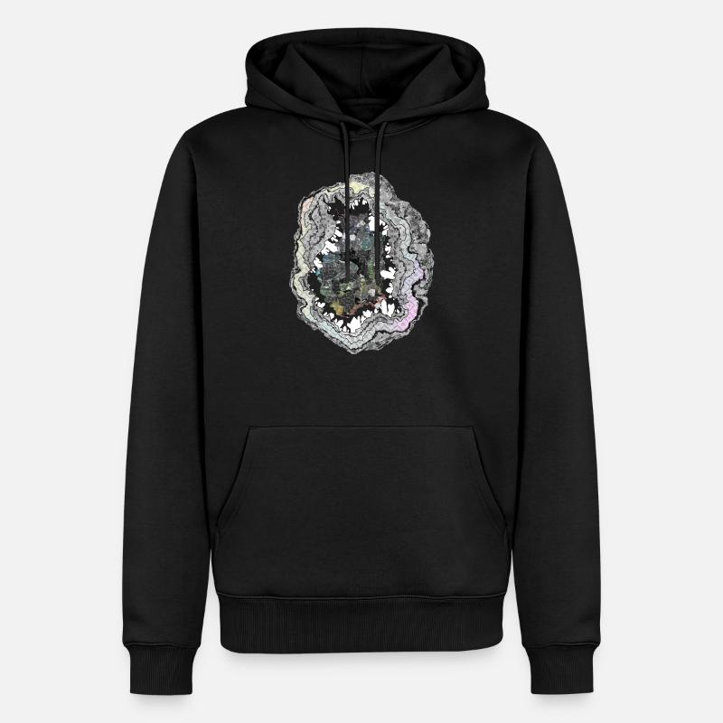 Druse - Männer Premium Bio Hoodie - Schwarz