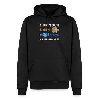 Aquarium Lustiges Nur noch ein Fisch Geschenk - Männer Premium Bio Hoodie - Schwarz - Vorne - Nico (187cm)