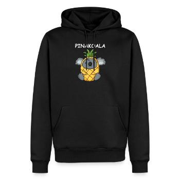 Koala Ananas Lustiges Pinakoala Geschenk - Männer Premium Bio Hoodie - Schwarz - Vorne - Nico (187cm)