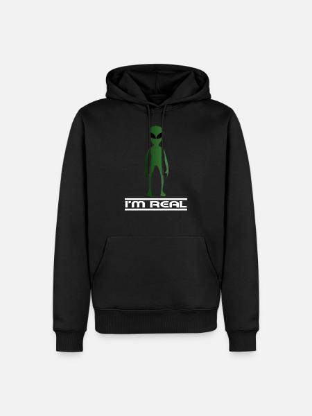 Aliens universe space aliens - Men’s Premium Organic Hoodie - black