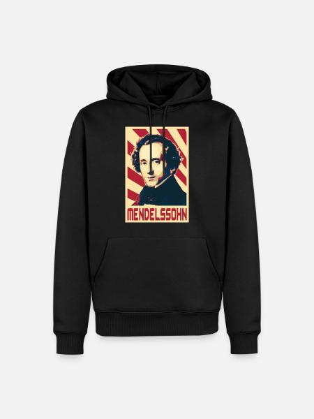 Felix Mendelssohn - Men’s Premium Organic Hoodie - black