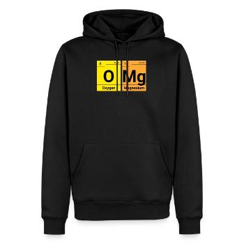 OMG Chemical Elements - Men’s Premium Organic Hoodie - black - Front - Nico (187cm)