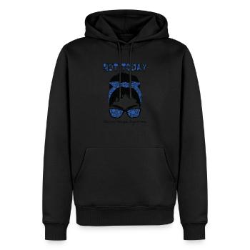 Syndrome de fatigue chronique Warrior Mom - Sweat à capuche Premium bio Homme - noir - Devant - Nico (187cm)