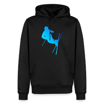 Freestyle Ski Ski Jumping Herren Ski Freestyle - Männer Premium Bio Hoodie - Schwarz - Vorne - Nico (187cm)