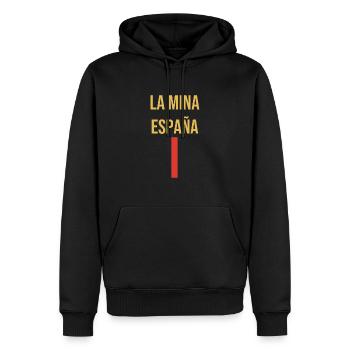 La Mina T-Shirt La Mina Spanien Espana - Männer Premium Bio Hoodie - Schwarz - Vorne - Nico (187cm)