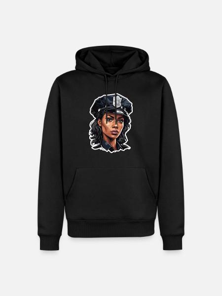 Polizei / Einsatz / Beruf / Job / Einsatzkräfte - Männer Premium Bio Hoodie - Schwarz