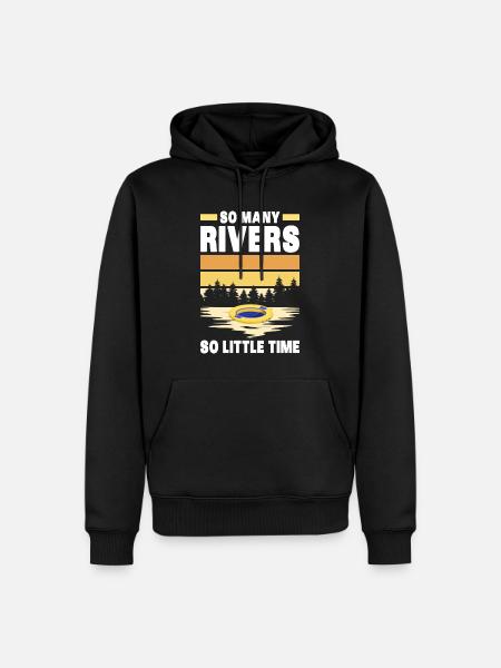 River Tubing - Männer Premium Bio Hoodie - Schwarz