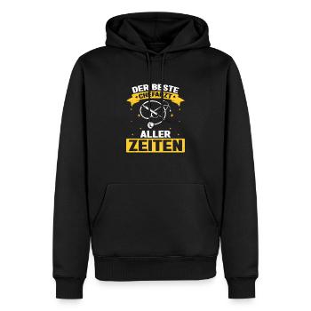 Der Beste Chefarzt Aller Zeiten Chirurg Doktor Ska - Männer Premium Bio Hoodie - Schwarz - Vorne - Nico (187cm)
