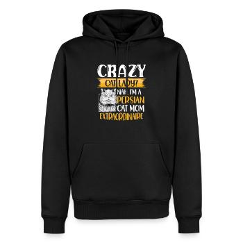 Perserkatze Katzenliebhaber Katzenbesitzer Perserlanghaar C - Männer Premium Bio Hoodie - Schwarz - Vorne - Nico (187cm)