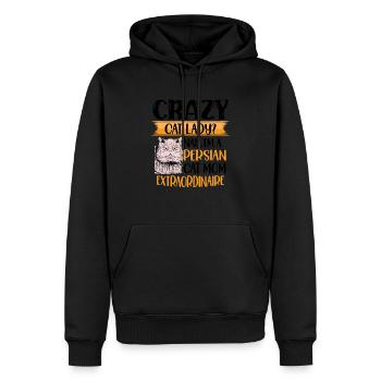 Perserkatze Katzenliebhaber Katzenbesitzer Perserlanghaar C - Männer Premium Bio Hoodie - Schwarz - Vorne - Nico (187cm)