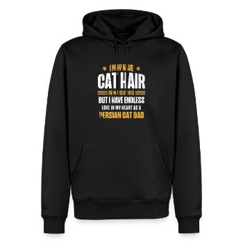 Perserkatze Katzenliebhaber Katzenbesitzer Perserlanghaar C - Männer Premium Bio Hoodie - Schwarz - Vorne - Nico (187cm)