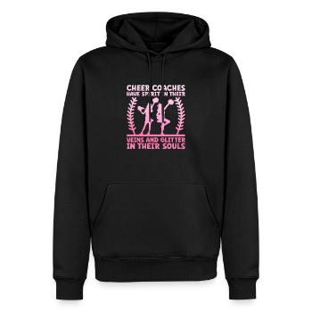 Cheerleading Coach Cheer Coach Cheerleader Cheer T - Männer Premium Bio Hoodie - Schwarz - Vorne - Nico (187cm)