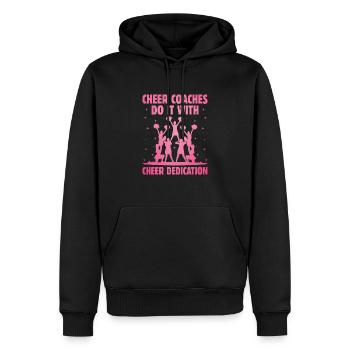 Cheerleading Coach Cheer Coach Cheerleader Cheer T - Männer Premium Bio Hoodie - Schwarz - Vorne - Nico (187cm)