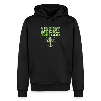 Disc Golf Player Disc Golfer Frisbee Player Par Pu - Männer Premium Bio Hoodie - Schwarz - Vorne - Nico (187cm)