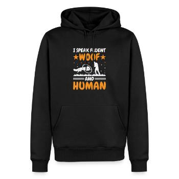 Dresseur de chiens Formation de chiens Chiens Soins pour animaux de compagnie Pr - Sweat à capuche Premium bio Homme - noir - Devant - Nico (187cm)