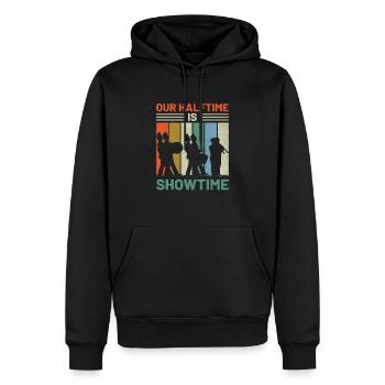 Marching Band Sayings Funny Marching Instruments - Men’s Premium Organic Hoodie - black - Front - Nico (187cm)
