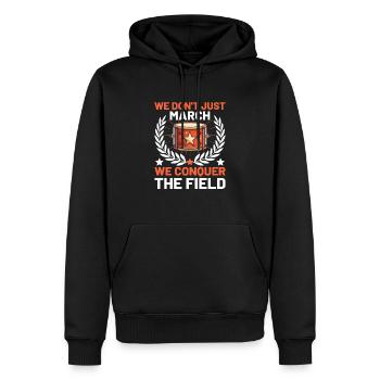 Drum Corps Marching Band Drum Corp Music Percussio - Männer Premium Bio Hoodie - Schwarz - Vorne - Nico (187cm)