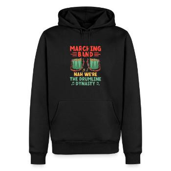 Drum Corps Marching Band Drum Corp Music Percussio - Männer Premium Bio Hoodie - Schwarz - Vorne - Nico (187cm)