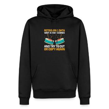 Drum Corps Marching Band Drum Corp Music Percussio - Männer Premium Bio Hoodie - Schwarz - Vorne - Nico (187cm)