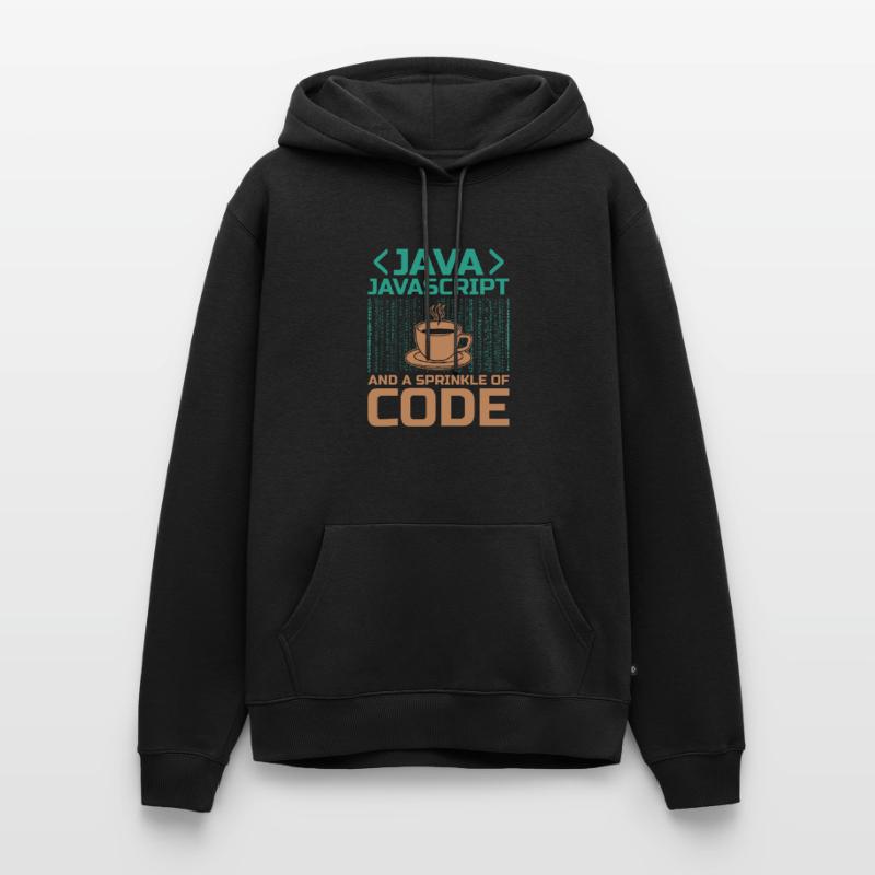 Kaffee-Codierung Programmierer Programmierer Entwickler Nerd Coff Männer Premium Bio Hoodie