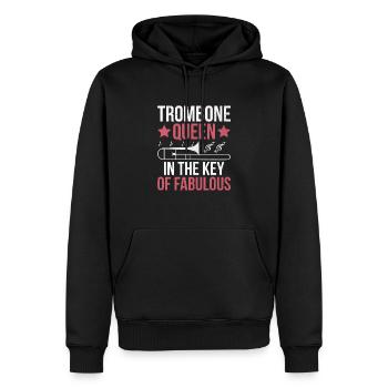 Posaunist Posaunist Marching Band Posaune - Männer Premium Bio Hoodie - Schwarz - Vorne - Nico (187cm)