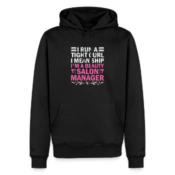 Gestionnaire de SPA Emploi Bien-être Drôle Gestion de SPA Sayi - Sweat à capuche Premium bio Homme - noir - Devant - Nico (187cm)