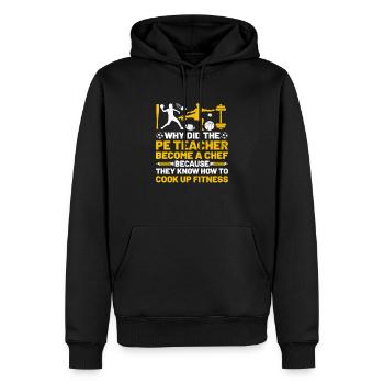 Sportlehrer Sportlehrer Schullehrer - Männer Premium Bio Hoodie - Schwarz - Vorne - Nico (187cm)